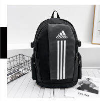 ADIDASˉต้นฉบับ Unisex กันน้ําแคมป์ปิ้งกลางแจ้งเดินป่ากระเป๋าเป้สะพายหลังกีฬาโรงเรียนกระเป๋า