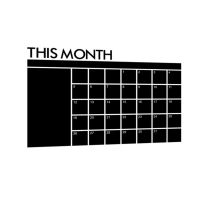 【YD】 Magnetic Whiteboard Fridge Calendar Blackboard Stickers Accessory Refrigerator Wall Convenient Supply