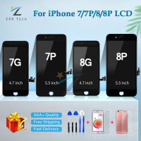 【☑Fast Delivery☑】 jing0saf Aaa สำหรับ Iphone 7G 7P 8G 8 Plus Lcd พร้อมสัมผัสทำให้เป็นดิจิทัลประกอบ3มิติไม่มีพิกเซลที่ตายจอแสดงผลหน้าจอ Lcd พร้อม S