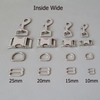 【CW】 10mm 15mm 20mm 25mm Webbing Metal D Sider Release Buckle Dog Collar Clasp Accessory