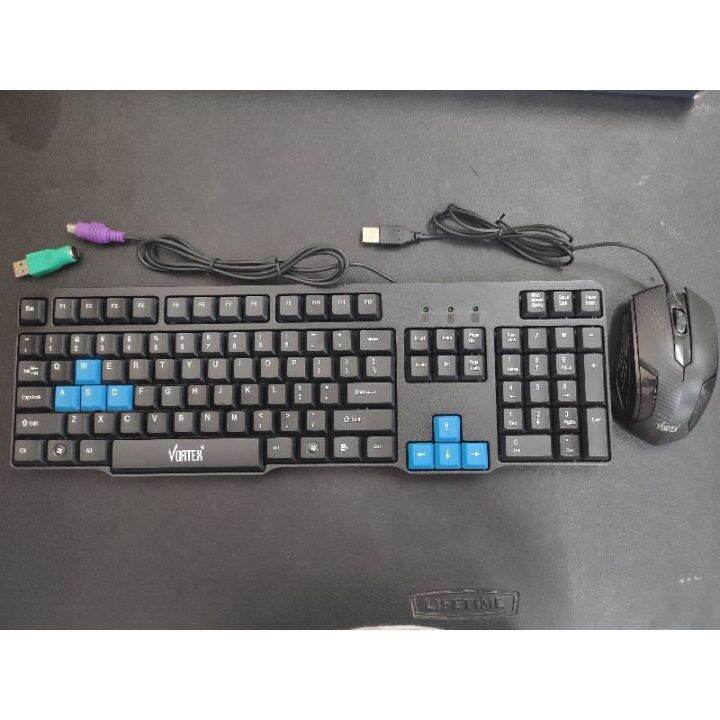 V8025 VORTEX (PS2) KEYBOARD USB MOUSE COMBO Lazada PH