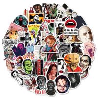 10/25/50pcs Mixed Horror Movie Stickers Thriller Skeleton Graffiti Decals for Skateboard Motorcycle PC Guitar Phone Pad Kpop Toy