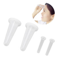 4Pcs Cupping Tpy Set ซิลิโคนนวดสูญญากาศดูดสีขาว Facial Cupping Set สำหรับเครื่องสำอาง Home Use A