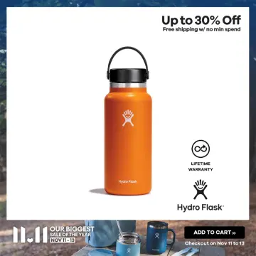 Hydro Flask 32 oz. Wide Mouth Flex Straw Cap Bottle Mesa