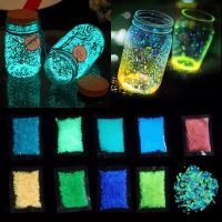 Luminous Sand Stones Glow In Dark Mini Pebble Party Home Garden Park Road Decor Fluorescence Stone Fish Tank Ornament