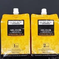 ชุดยืดอาร์แกนออยล์ Luxury ArganOil Straightening Cream 1,000ml