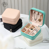 Jewelry storage box travel stud earrings necklace ring storage jewelry box Portable