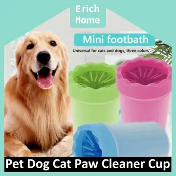 Pets Paw Cleaner Cup Portable Dog Cat Foot Washer Soft Silicone Pet Foot  Wash Tool Puppy Kitten Dirty Paw Cleaning Supplies