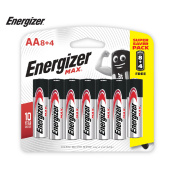 Pin Energizer Max AA E91 BP8+4 - 100628299