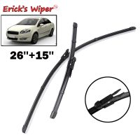 Ericks Wiper LHD Front Wiper Blades For Fiat Linea 2007 - 2015 Windshield Windscreen Front Window 26"+15"