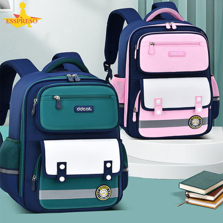 esspreso-กระเป๋านักเรียนสำหรับกระเป๋าเป้สะพายหลังการป้องกันกระดูกสันหลังนักศึกษาชายประถม