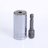 Universal Torque Wrench Head Set Socket Sleeve 7-19mm Power Drill Ratchet Bushing Spanner Key Multi Hand Tools