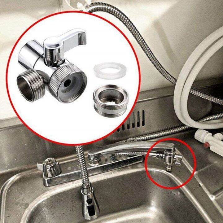 PTWVHY Switch Kitchen Diverter Valve Sink Splitter Shower Head Diverter
