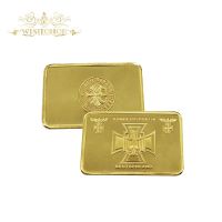 แท่งทองแท่งทองแท้24K เป็นมิตรกับสิ่งแวดล้อม1ทรอยออนซ์1ดอลล่าร์บาร์ทองแท่งทองแท่งสวยงาม