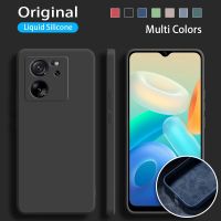 เคสซิลิโคนเหลวสำหรับ Xiaomi Redmi K 60 K60 Pro K60Pro พิเศษ RedmiK60Ultra K60Ultra ขอบตรงทีพียูอ่อนและยืดหยุ่นกรอบด้านหลังเรียบง่ายกันกระแทกสีทึบป้องกันการตกหล่น