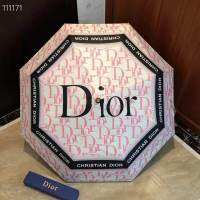 DIORR ร่มในยุโรปและอเมริกาชื่อใหญ่สามพับอัตโนมัติกาวสีดำป้องกันแสงแดดป้องกันรังสีอัลตราไวโอเลตดวงอาทิตย์และฝนคู่ใช้พับของขวัญร่ม