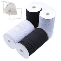 ✸❇ 100yards 3/5/6/8/10/12MM Sewing Elastic Band Masks White Black High Elastic Flat Rubber Band Waist Band Sewing Rope for DIY Mask