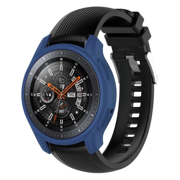 silicone-soft-shell-protective-frame-case-cover-skin-for-samsung-galaxy-watch-46mm-gear-s3-frontier-picture-hangers-hooks
