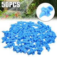 BOKALI 50Pcs 90 ° Micro การพ่นหมอกหัวฉีดสปริงเกอร์สวนเรือนกระจกชลประทาน