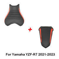 Bantal Alas หนังสังเคราะห์สำหรับ R7ยามาฮ่า YZF-R7 2021 2022 2023ผ้าคลุมที่นั่งเดี่ยวด้านหลังผู้ขับขี่ด้านหน้า