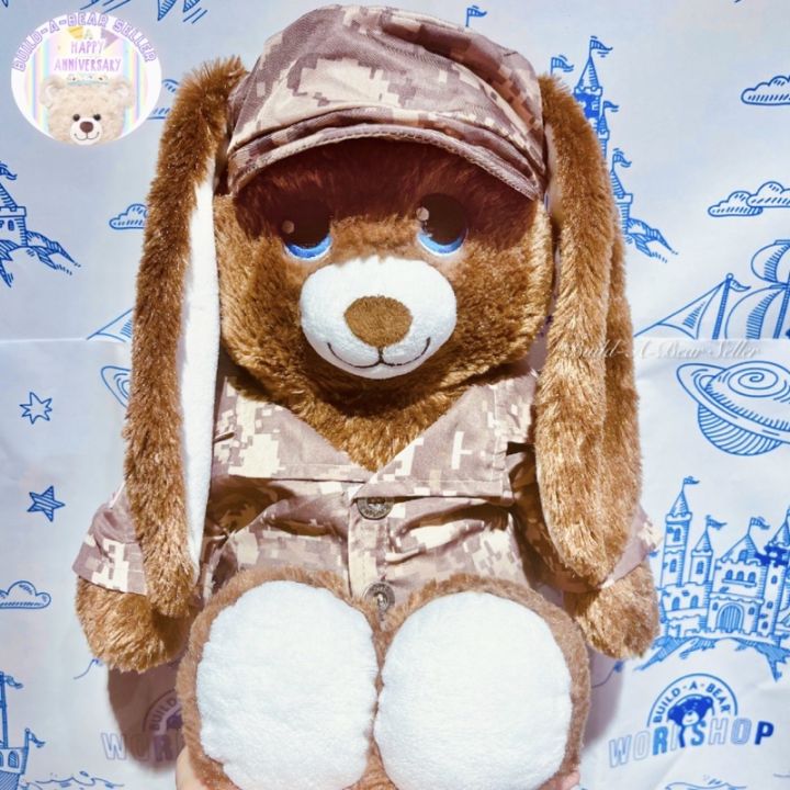 ตุ๊กตาบิ้วอะแบร์-กระต่าย-exclusive-รุ่นหายาก-build-a-bear-workshop-สินค้ามือสองนำเข้าจากอเมริกา