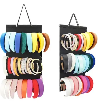 Hair Bows Organizer Wall Hanging Large Capacity Headband Holder Hair Clip  Storage Hanger Space Saving Accessory For Girl Room