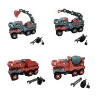 Take Apart Construction Toy Assembly Vehicle Building Toy Kids Learning Playset N1HB