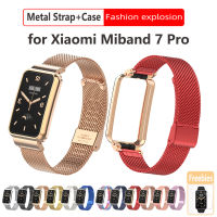 สายนาฬิกาโลหะสำหรับ Xiaomi Miband 7 Pro สายการทดแทนเหล็กสแตนเลสสำหรับ Mi Band 7 Pro