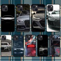 Luxury A-Audi RS Sport Car popular Phone Case For iPhone 11 12 Mini 13 Pro XS Max X 8 7 6s Plus 5 SE XR Shell