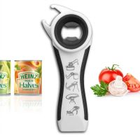 5 in 1 Multi-function Stainless Steel Jar Opener for Various of Cans Bottles Wine Beer Bottle Kitchen Tools