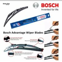 ใบปัดน้ำฝน WIPER ADVANTAGE U-HOOK ทุกขนาด BOSCHแท้ 100% 1 ใบ