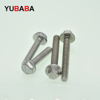 M5 M6 M8 Hex หน้าแปลน Bolt สแตนเลสหน้าแปลน Bolts สกรู Hex Cap เครื่องซักผ้าหัว Bolts Fastener