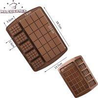 【lz】♂✶✑  Silicone Waffle Mold para Chocolate Fondant Patisserie Candy Bar Mold Decoração Modo Bolo Cozinha Baking Acessórios 2 Tamanho