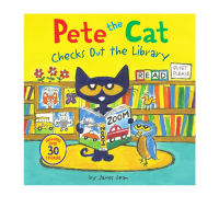 Pete the cat checks out the library