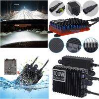 ไฟหน้าไฟติดตั้งภายนอก Hid 100W ทนทานสำหรับรถยนต์อะไหล่ชุดรถยนต์