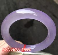 Bracciale Rigido In Giadeite Naturale Birmano Rotonda Specie Gliacciate Braccialetti Temperamento Na Na Na Giada Viola Gante Anello A Mano Gioielleria Raffinata