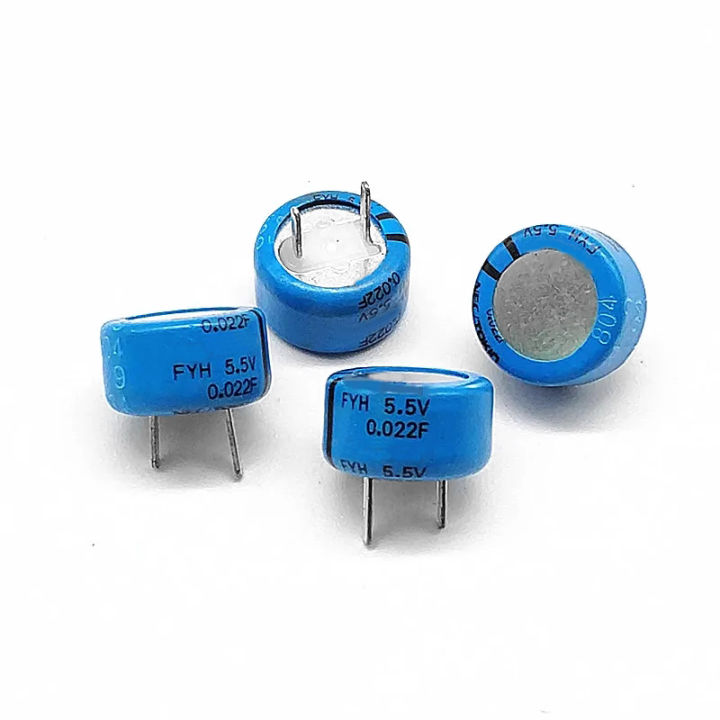 10pcs 5.5V FYHOH223ZF FYH0H223ZF เก็บพลังงานหน่วยความจำแหล่งจ่ายไฟ5.5V 0.022F Capacitance Super Performance