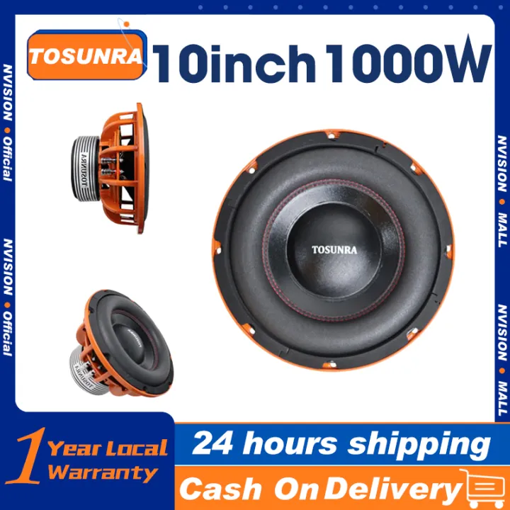 [Buy 2 Get 1 off] TOSUNRA 1000W 10inch 4Ω High Power Car Audio