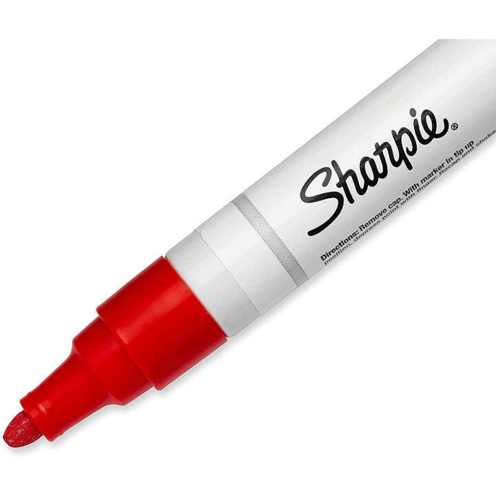 Red Medium Sharpie Oil Based Paint Marker Lazada