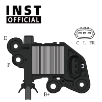 เครื่องปรับแรงดันไฟฟ้ากระแสสลับสำหรับ1344BU00 14V F000BL0105 F000BL0122 HYUNDAI I10 1.1 PA 2010- 1086ccm