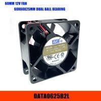 ใหม่เอี่ยมพัดลมทำความเย็น60มม. 12V สำหรับ DATA0625B2L AVC แบบ Dual Ball Bea 12000RPM เซิร์ฟเวอร์อินเวอร์เตอร์60X60x25mm พัดลมทำความเย็นคูลเลอร์6ซม.