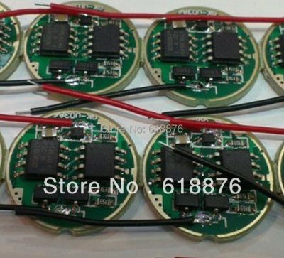 free shipping 10PCS DC 3.7V 16mm LED Driver for Cree P7/XML-T5/XML-T6 High Power LED Light Electrical Circuitry Parts