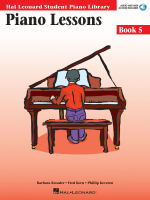 หนังสือเปียโน Hal Leonard Student Piano Library Lessons (Book &amp; Audio) Book 5