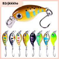 B2RJKKKHO 2pcs ตะขอสามชั้น เหยื่อตกปลาขนาดเล็ก การสั่นสะเทือน Wobblers crankbaits เหยื่อจมวิบ ร้อนแรงมาก 3.6ซม. 2.1กรัม เหยื่อล่อตกปลา อุปกรณ์ตกปลาสำหรับตกปลา