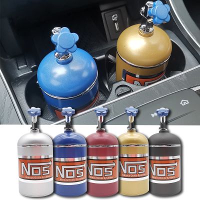 hot！【DT】◑♠✳  Bottle Car Ashtray Smoke Holder Storage Metal Alfa Peugeo