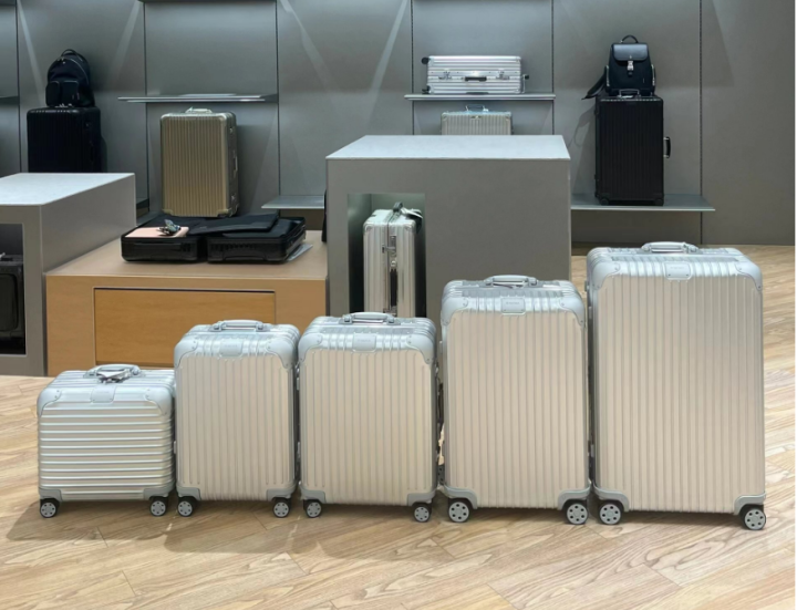 Rimowa original luggage with wheels, luggage compartment size 20 inches