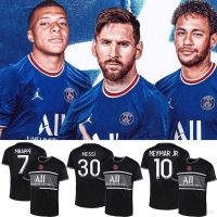 2022 PSG Paris Saint-Germain Football Jersey Tshirt s Messi Neymar Mbappe Soccer Jersey Loose Tee Unisex Plus Size