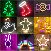 LED Wall Art Sign Night Lamp Birthday Wedding Gift Party Neon Light Sign Wall Hanging Neon Lamp Home Decor