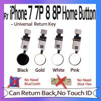 Return Full Function Home Button Flex For iPhone 7 plus 8 plus Home Extend Connector Flex Cable No Touch ID For iphone 7 7p 8 8p