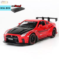 【Clearance sale】 รถโลหะผสม1:32 NISSAN GTR R35กว้าง Race รถโลหะผสมโมเดลรถยนต์ Diecasts ยานพาหนะ Refit รถแข่งของเล่นรถยนต์ของเล่นเด็กเด็กของเล่นเด็กผู้ชาย